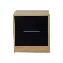 MESA DE LUZ RICCHEZZE MURANO 2CAJ. HICKORY-NEGRO-2.webp