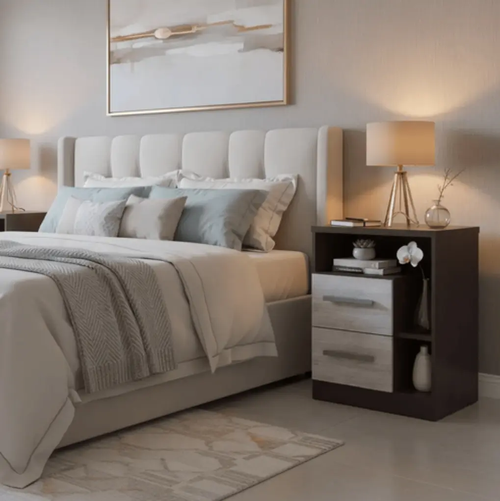 MESA DE LUZ ORLANDI 2CAJ PREMIUM 114 WENGUE-VENECIA-1.webp