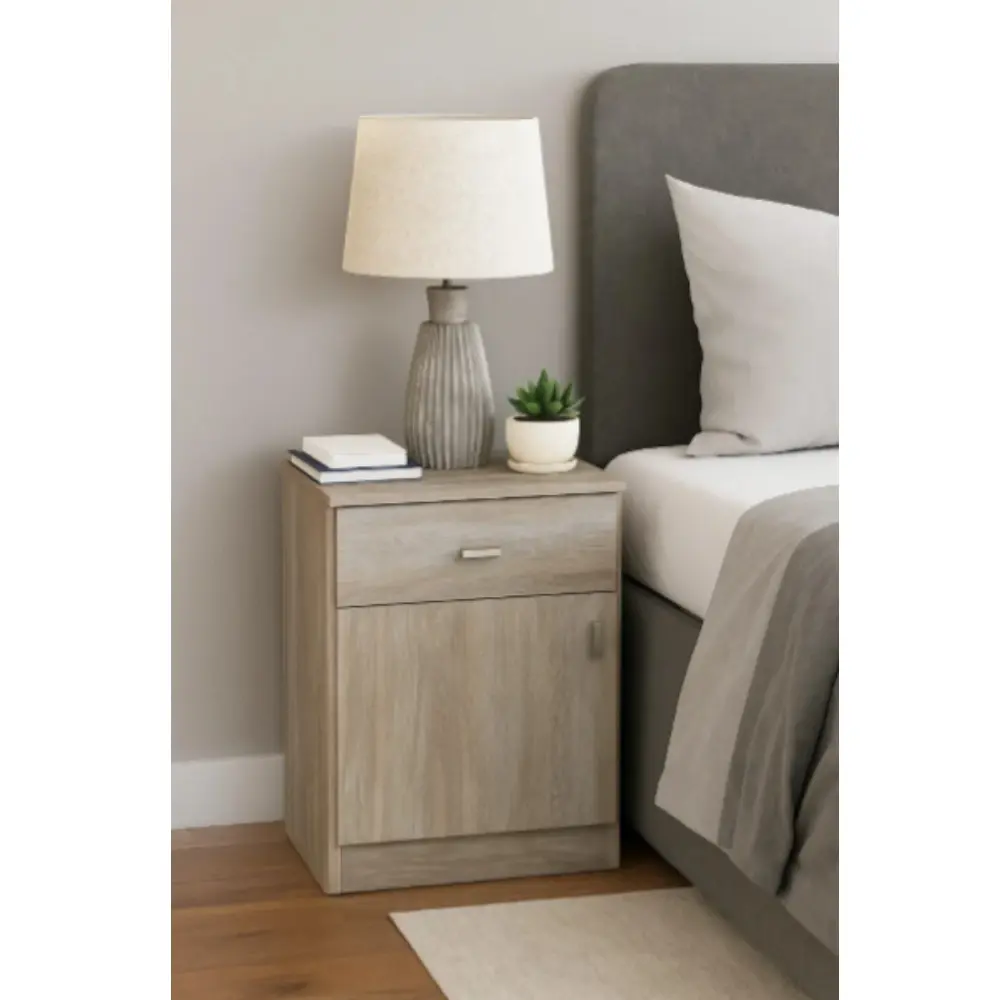 Mesa de Luz Ricchezze Piu Pack 1 Cajones Fresno Blanco-4.webp