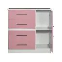 Chifonier Maximo 1 Puerta 4 Cajones 68010 Infantil-Rosa-4.webp