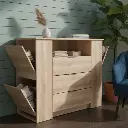 Chifonier Delos Zapatero Doble - 3 Cajones DL261 Nebraska.webp