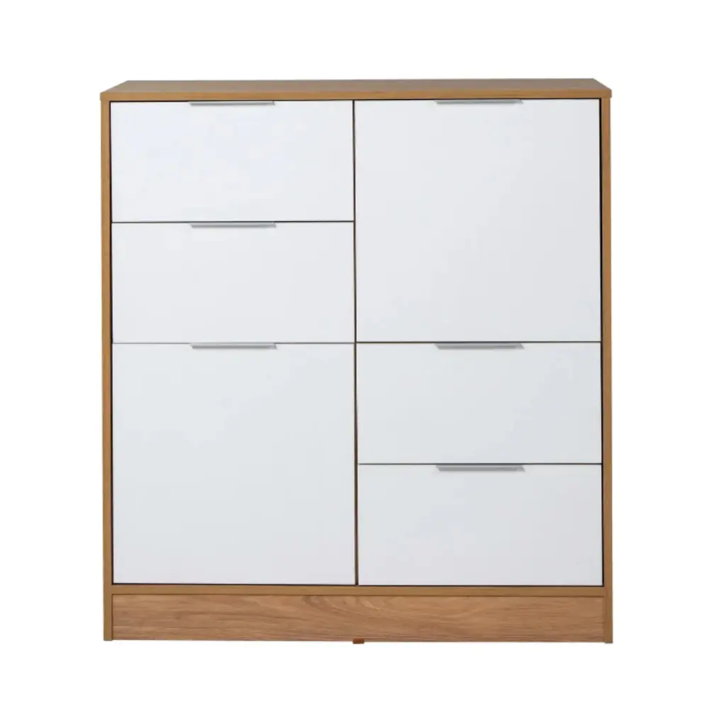 Comoda Richezze Murano 2 Puertas - 4 Cajones Blanco-2.webp