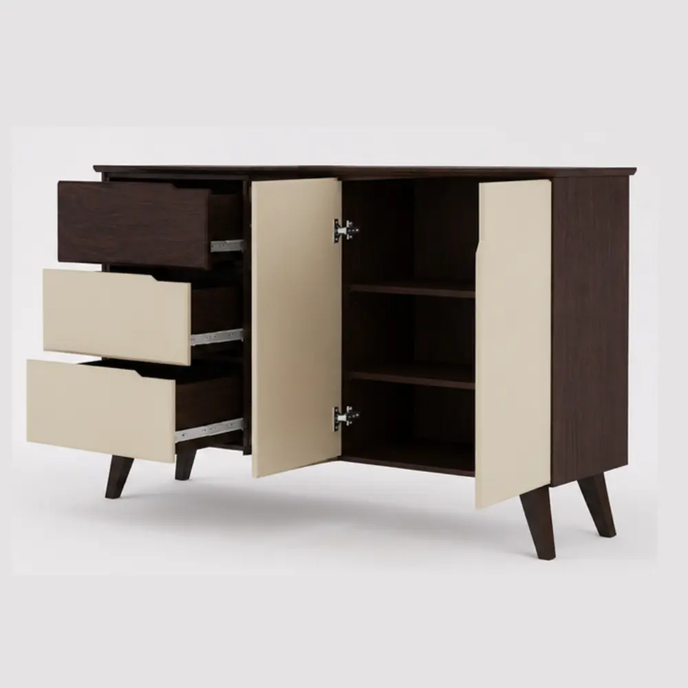 Bahiut Inmacol Mediteraneo 2 Puertas - 3 Cajones 1.00 X 1.40 M 143-4 Wengue-3.webp