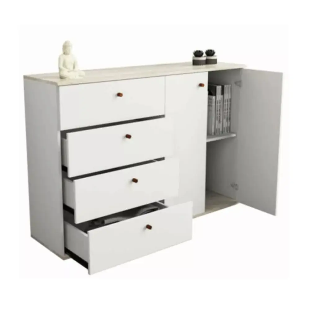 Bahiut Tables 7009 130 Cm 2 Puertas - 4 Cajones Nevado-Everest-2.webp