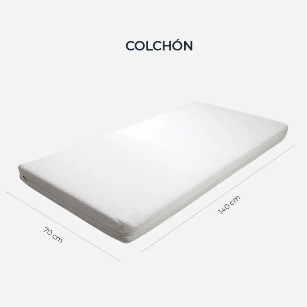 Colchon Carestino Cuna 140 x 70 x 10 Cm Impermeable CH007-6.webp