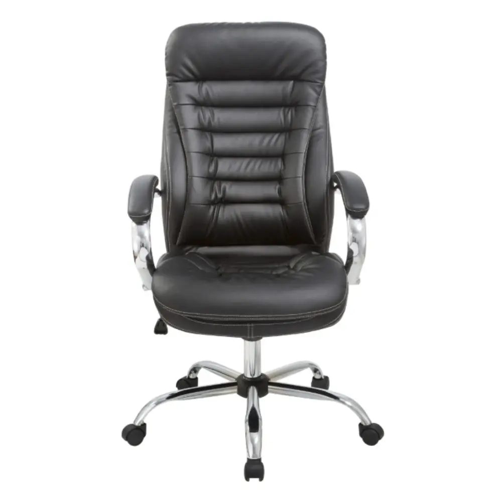 Sillon Bulk 10000 Oficina Premium Bascular-Cromado Negro-3.webp