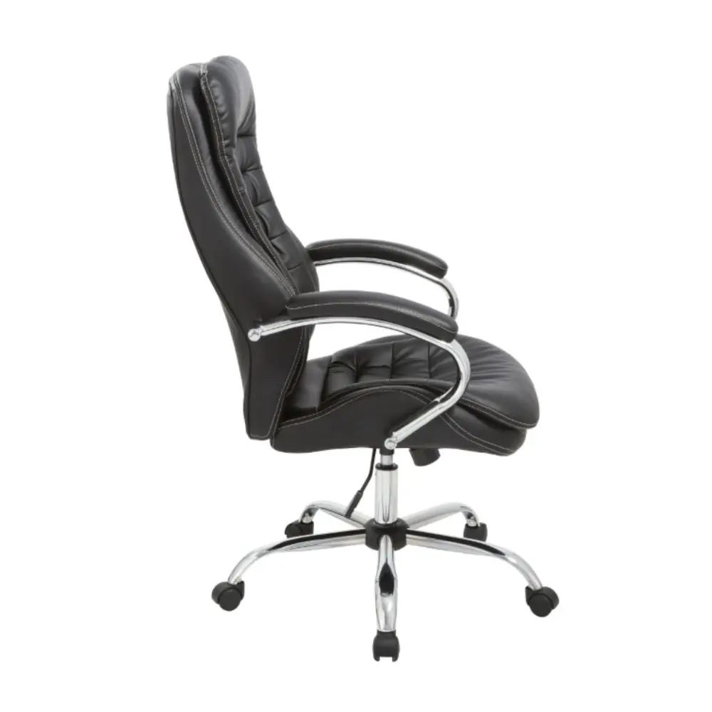Sillon Bulk 10000 Oficina Premium Bascular-Cromado Negro-2.webp