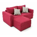 Sofa Rosarino Con Camastro 170x70x70 Cm. Chenil Rojo-3.webp