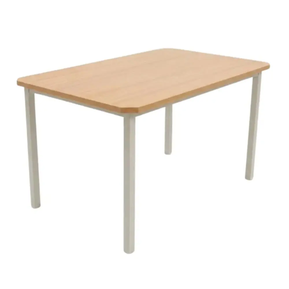 Juego Kappesberg Mesa T-Madera 140x90Cm - 6 Sillas Ibiza Caño-Tela-2.webp