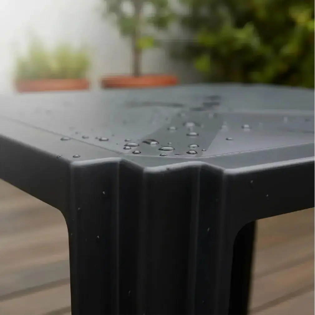 Mesa Quality Cuadrada Monocasco 70x70 Cm Plastico Negra-2.webp