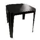 Mesa Quality Cuadrada Monocasco 70x70 Cm Plastico Negra-3.webp