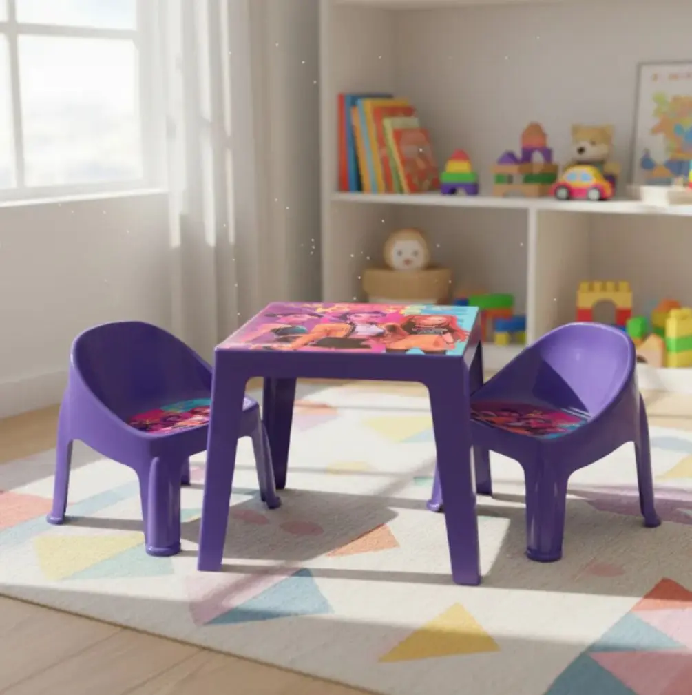 Juego de Mesa Con 2 Sillas Plasticas Infantil-2.webp