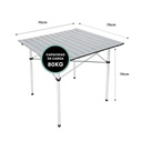 Mesa Pleglable Pram Delos 40 Cm PCA04 Aluminio