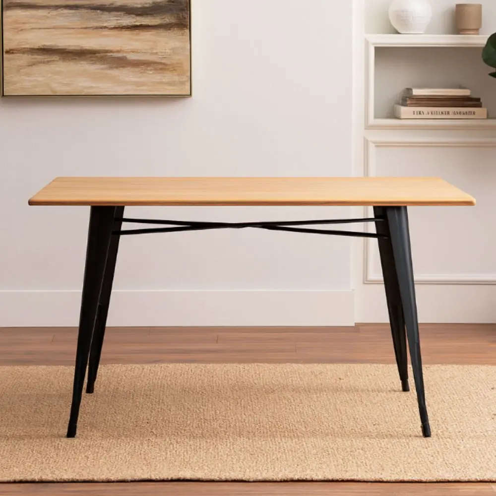 Mesa Bulk Tolix 78700 120X80 Madera Bambu-Metal-1.webp