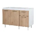 Bajo Mesada Ricchezze Turin 1.20 Mts 3 Puertas - 1 Cajon Roble Kendal-2.webp