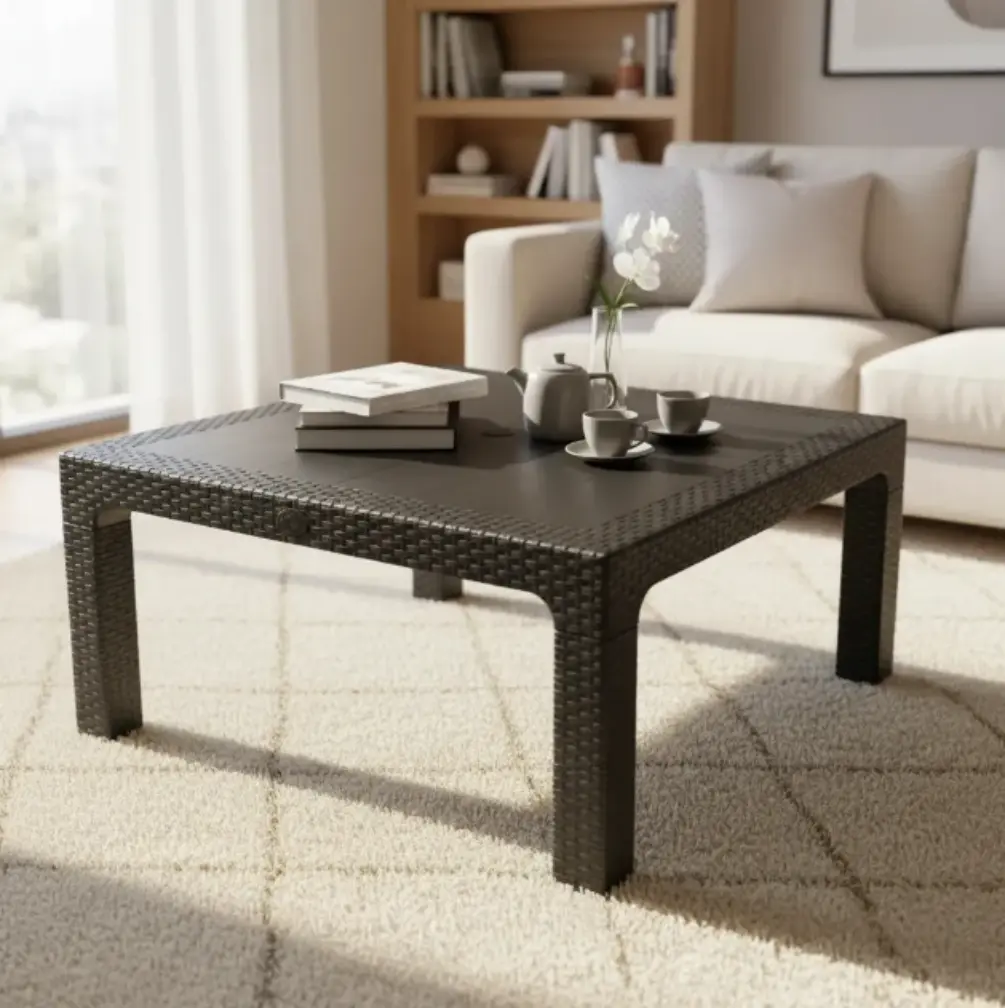 MESA QUALITY NEPAL RATONA CUADR. SIM. RATAN 90X90CM NEGRO-3.webp
