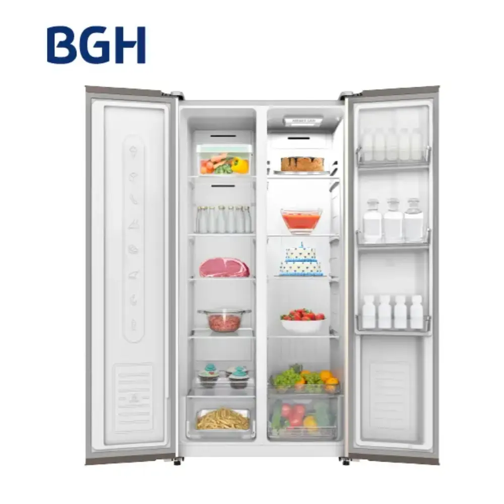 Heladera BGH BRS400I1A 397 Lts. Syde By Syde No Frost Inverter Inoxidable-5.webp