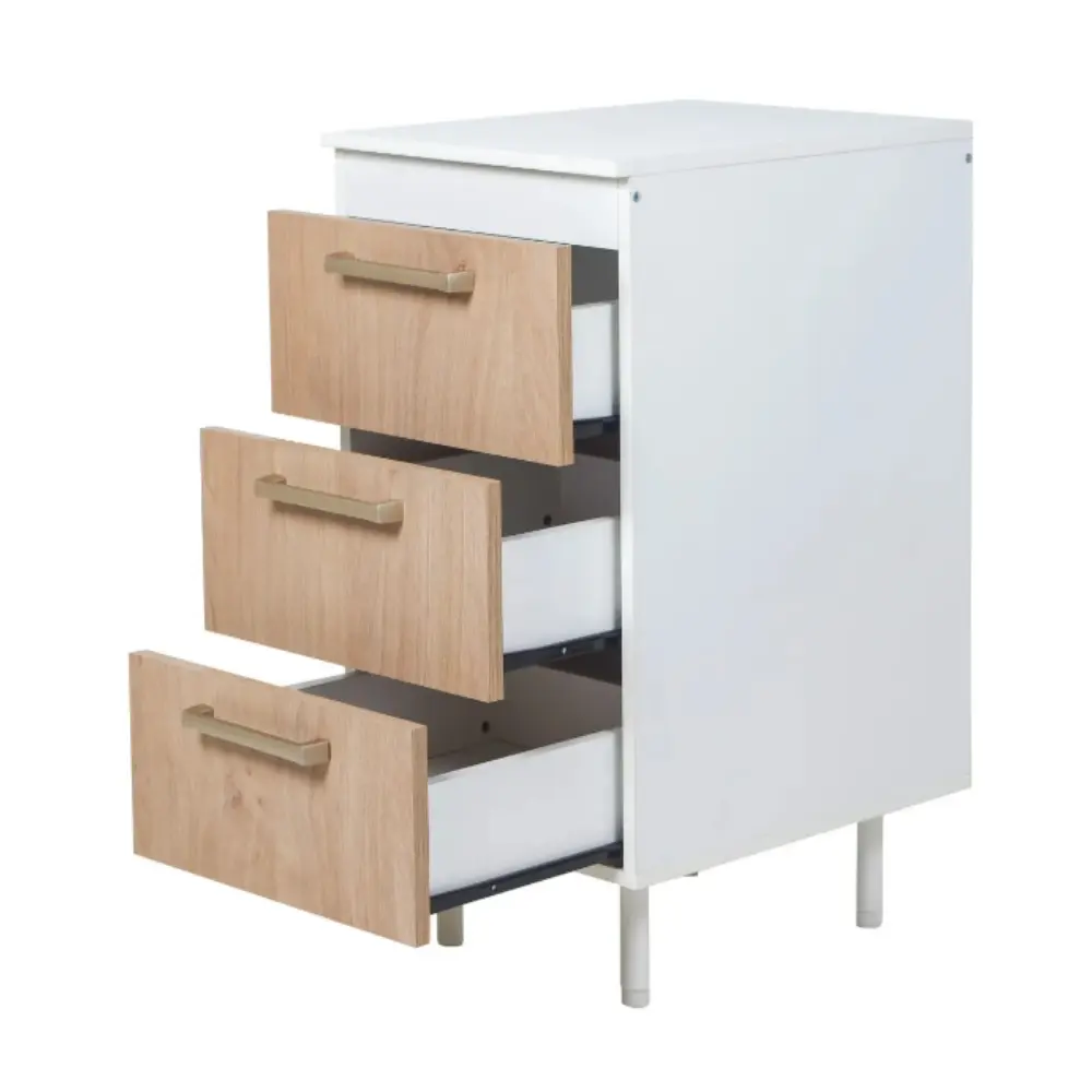 Bajo Mesada Ricchezze Turin 0.40 Mts. 3 Cajones Roble Kendal-3.webp