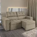 SOFA KAPPESBERG LANUS 4C S125-2-A036 188X96X101CM 6POSRECLINABLE - VELUDO BEGE-6.webp
