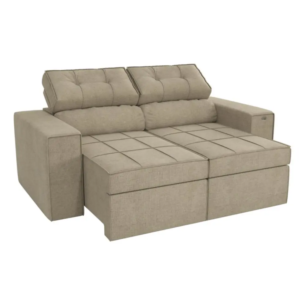 SOFA KAPPESBERG LANUS 4C S125-2-A036 188X96X101CM 6POSRECLINABLE - VELUDO BEGE-3.webp