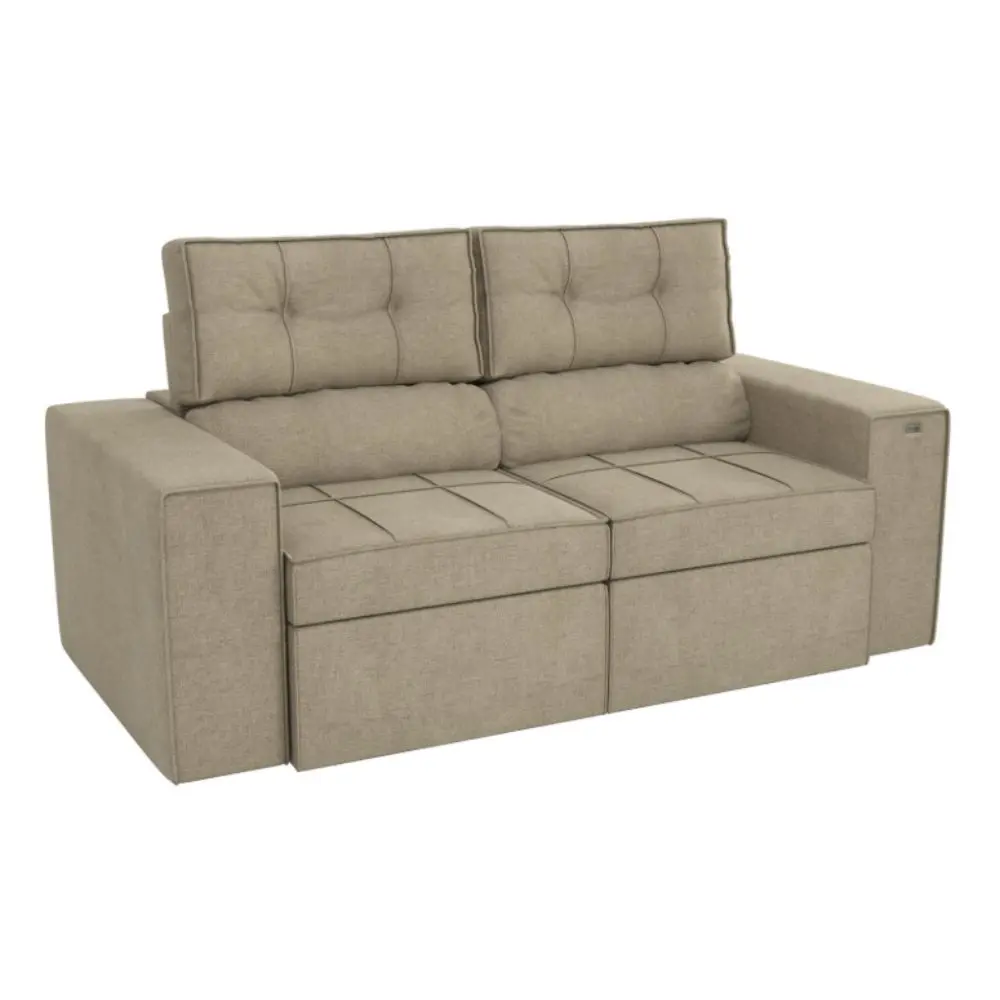 SOFA KAPPESBERG LANUS 4C S125-2-A036 188X96X101CM 6POSRECLINABLE - VELUDO BEGE-1.webp