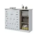 COMODA HENN AMERICANO 1P 4CAJ D715-05 BLANCO-1.webp