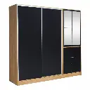 PLACAR RICCHEZZE MURANO MIX 2.07M 4PTA-4CAJ. C-ESPEJO HICKORY-NEGRO-2.webp