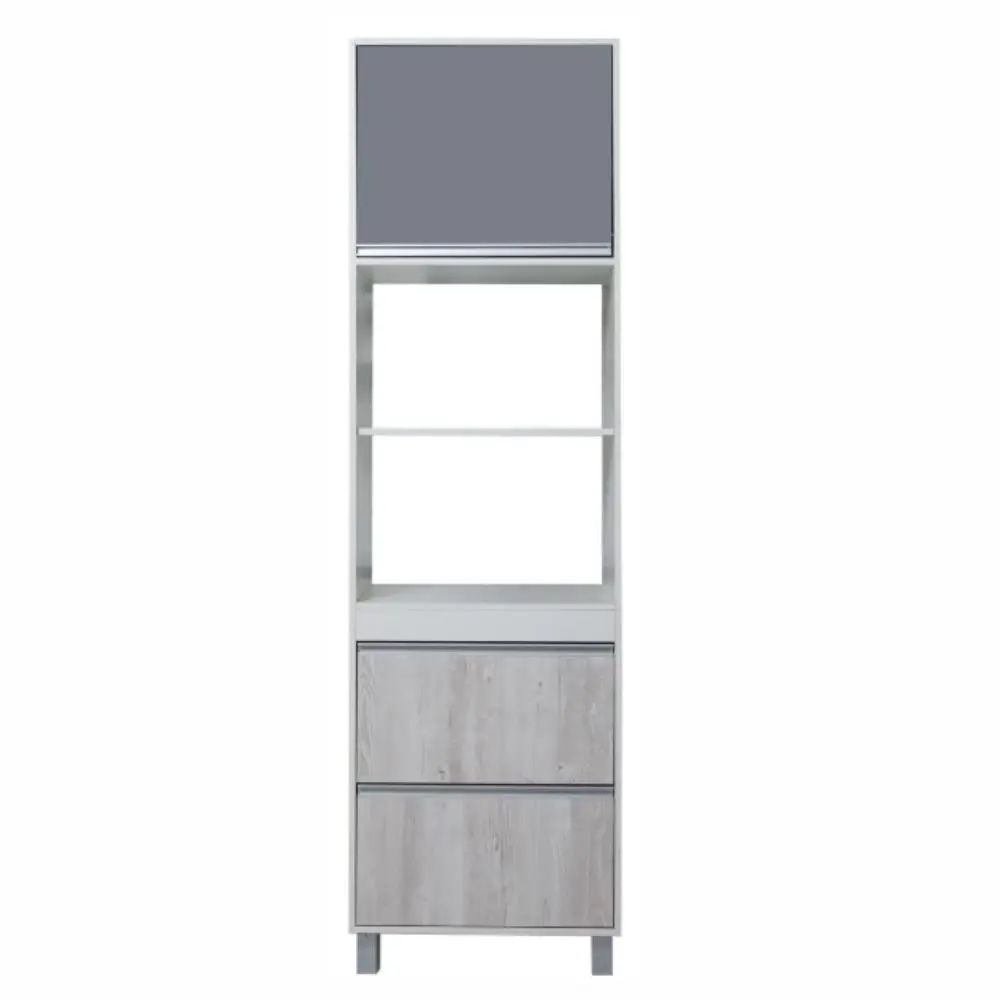PORTAHORNO RICCHEZZE SORRENTO 0.60M 1PTA-2CAJ CASCINA-GRIS-3.webp
