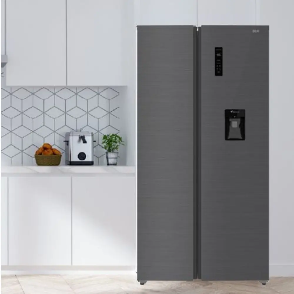 HELADERA BGH BRS540I2A 534L NO FROST SIDE BY SIDE INVERTER DARK INOX.-5.webp
