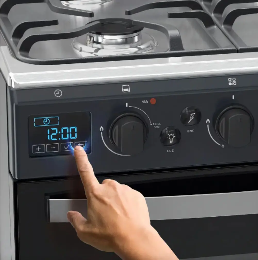 COCINA ORMAY EVO NEGRA 4H TIMER DIGITAL GRILL-REJ.FUND.-3.webp