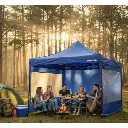 Gazebo Philco GAP3X3BW3P 3 x 3 Mts. Con Pared - Estructura de Acero Azul-5.webp