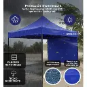 Gazebo Philco GAP3X3BW3P 3 x 3 Mts. Con Pared - Estructura de Acero Azul-2.webp