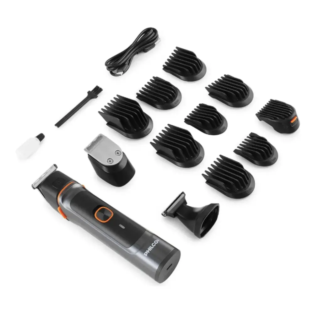 Grooming Kit Corta Pelo-Barba 12 accesorios Philco-3.webp