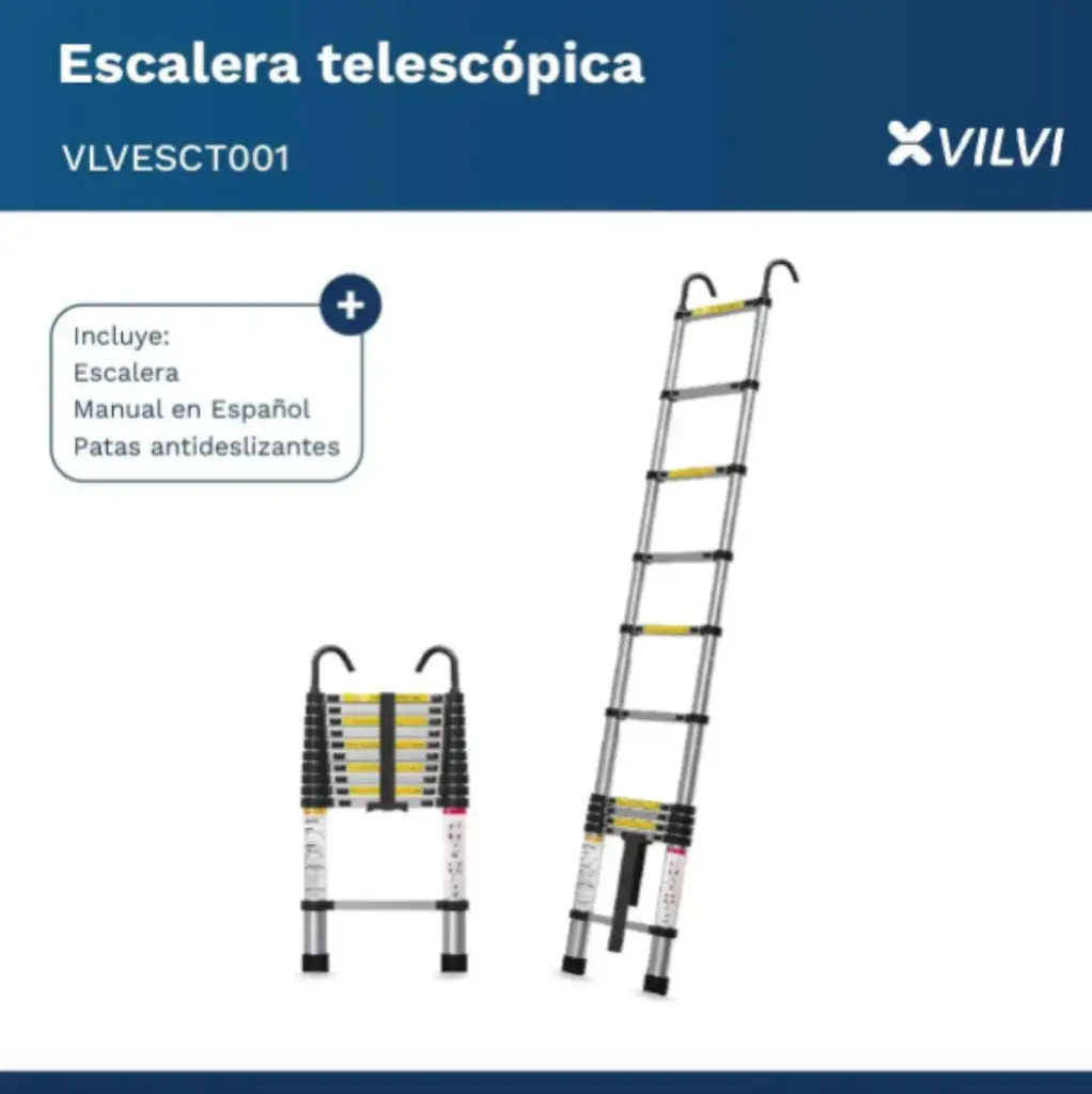 Escalera Philco EST38DH Telescopica 13 Escalones-Aluminio-7.webp