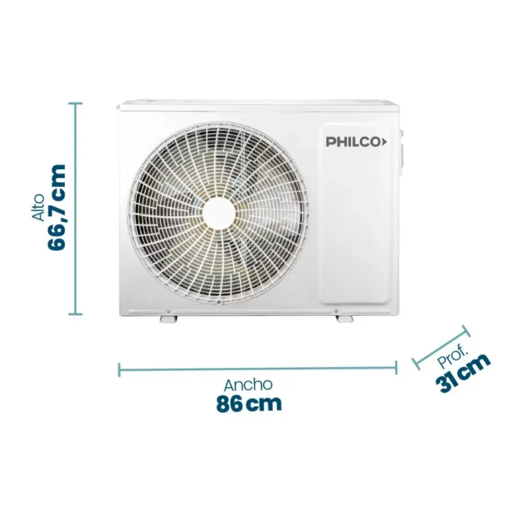 Aire Acondicionado Philco 8000 W 6800 Frigorias Frio-Calor Split-6.webp