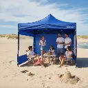Gazebo Philco GAP3X3BW3P 3 x 3 Mts. Con Pared - Estructura de Acero Azul-7.webp