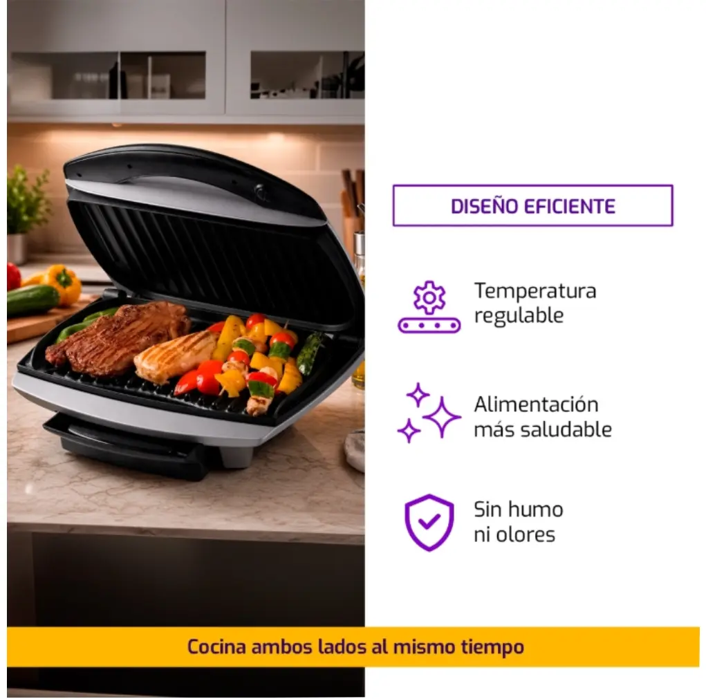 Parrilla Atma PG4720P Grill Electrica Essential 1400 W 5 Niveles-6.webp