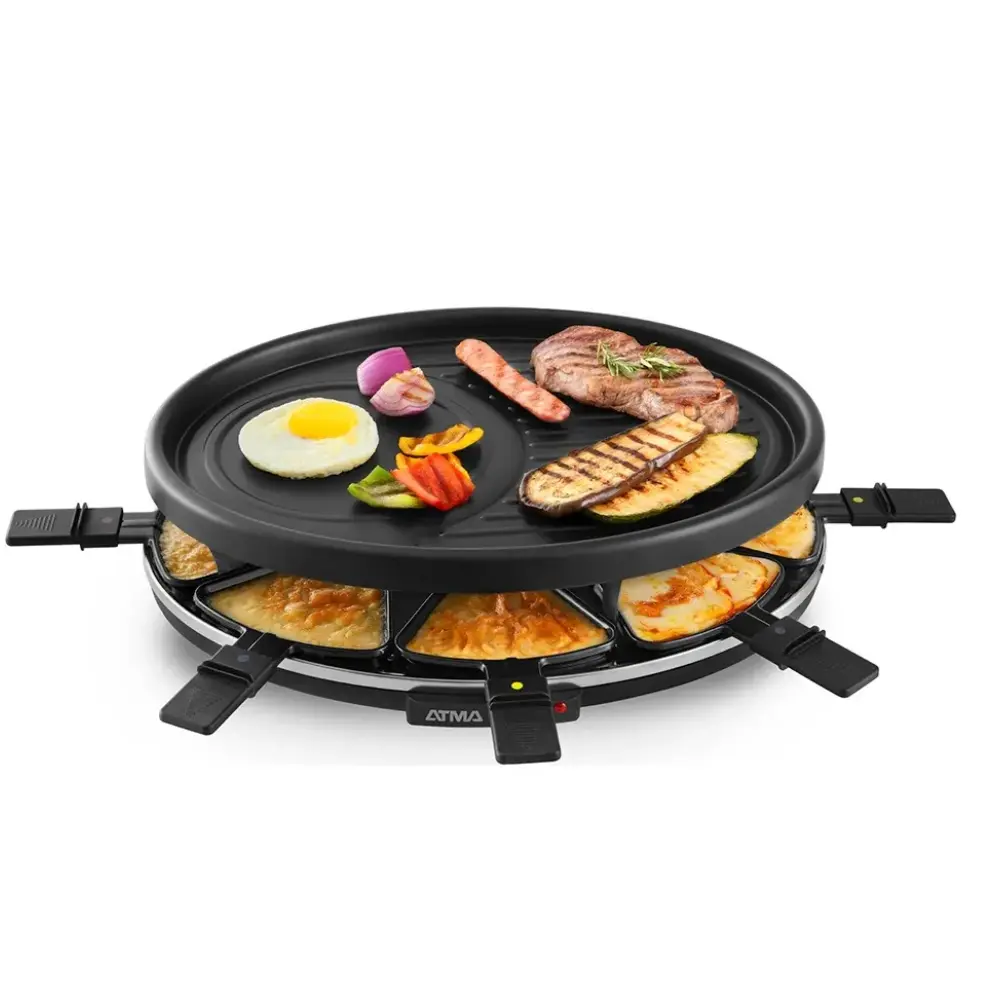 Racletera Atma RA918P Essential 8 Personas 1200 W-4.webp