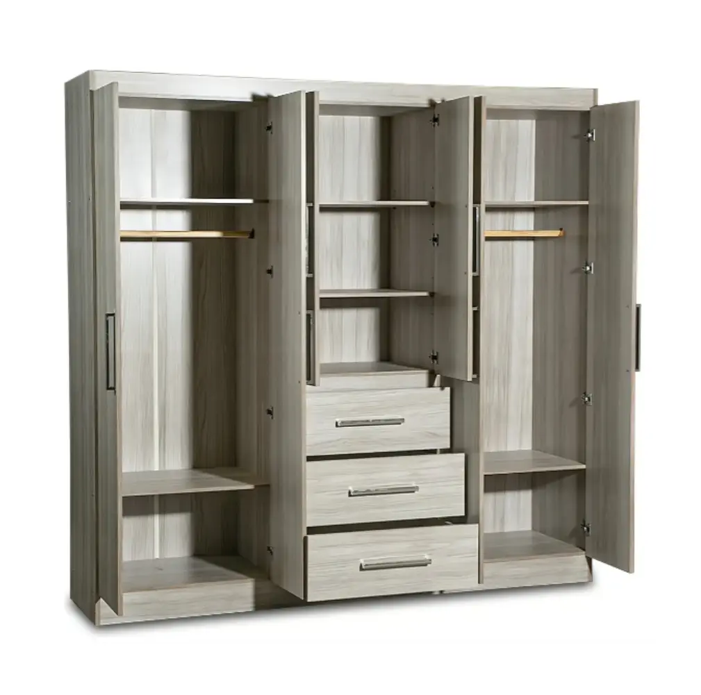 Placard Maximo 6 Puertas - 3 Cajones 56004-Marfil-2.webp