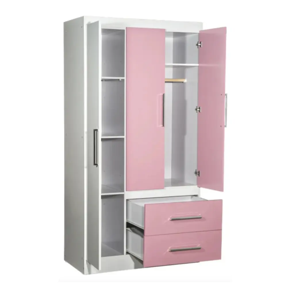 Placar Maximo 3 Puertas - 2 Cajones 68003 Infantil - Rosa-3.webp