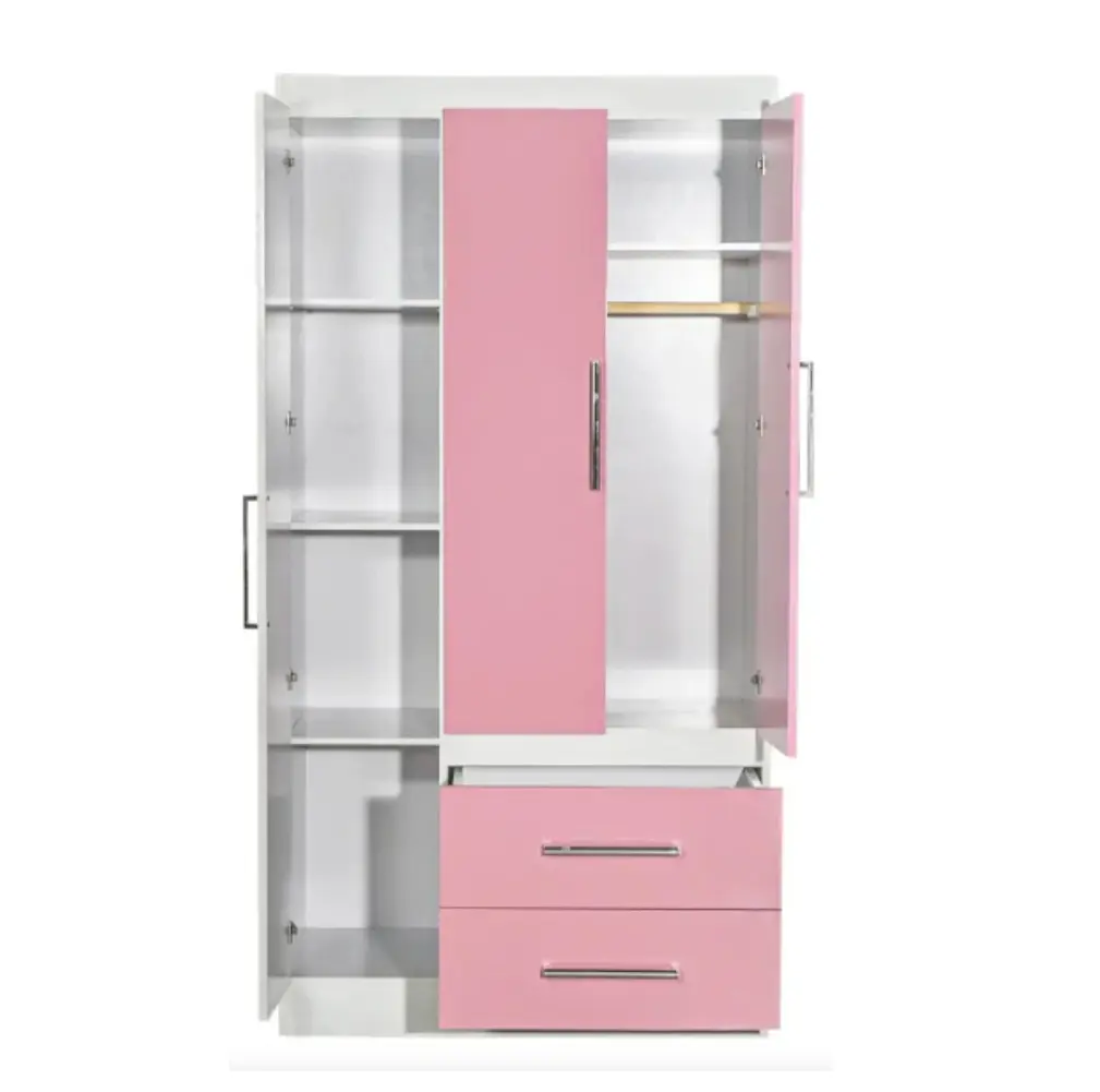 Placar Maximo 3 Puertas - 2 Cajones 68003 Infantil - Rosa-4.webp