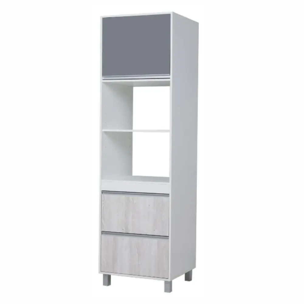 Portahorno Ricchezze Sorrento 0.60 Mts. 1 Puerta - 2 Cajones Cascina-Gris