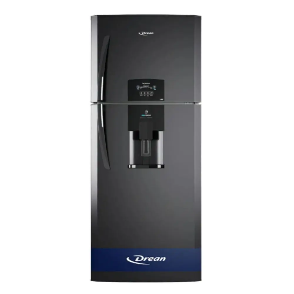 HELADERA DREAN STEEL HDR380N12N NO FROST 373LTS NEGRA