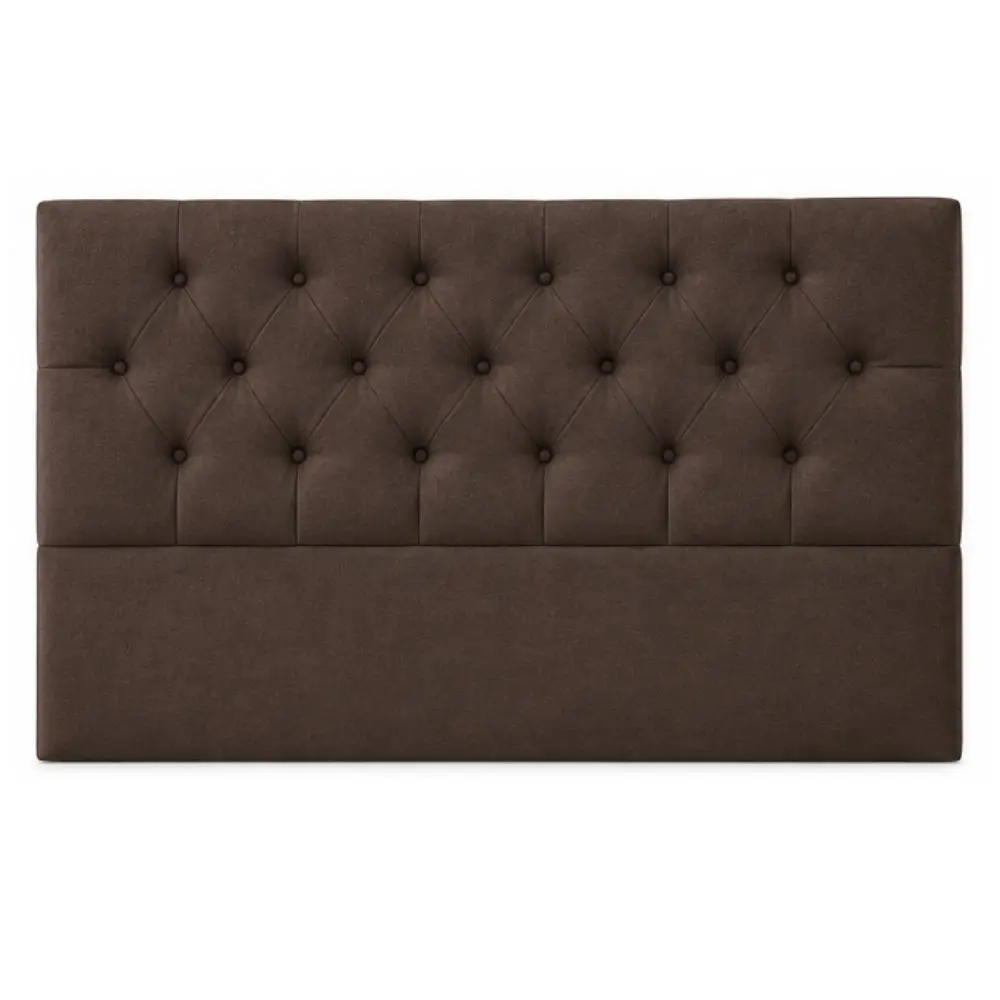 Respaldo El Madero ELM 160 Capitone-Costura Praga Chocolate