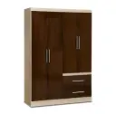 Placar Maximo 4 Puertas - 2 Cajones 12301 Chocolate - Maple