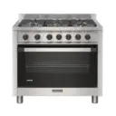 COCINA ORMAY B90 T BARBACOA 5H AC. INOX. REJ. FUND.