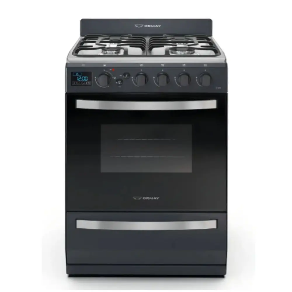 COCINA ORMAY EVO NEGRA 4H TIMER DIGITAL GRILL/REJ.FUND.