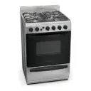 COCINA ORMAY TEMPO ACERO 4H REJ. FUND.