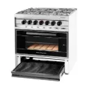 COCINA SOL REAL MINI 6H 517-GEV VP VISOR C/PARRILLA REJA FUNDICION