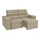 SOFA KAPPESBERG LANUS 4C S125-2-A036 188X96X101CM 6POSRECLINABLE - VELUDO BEGE